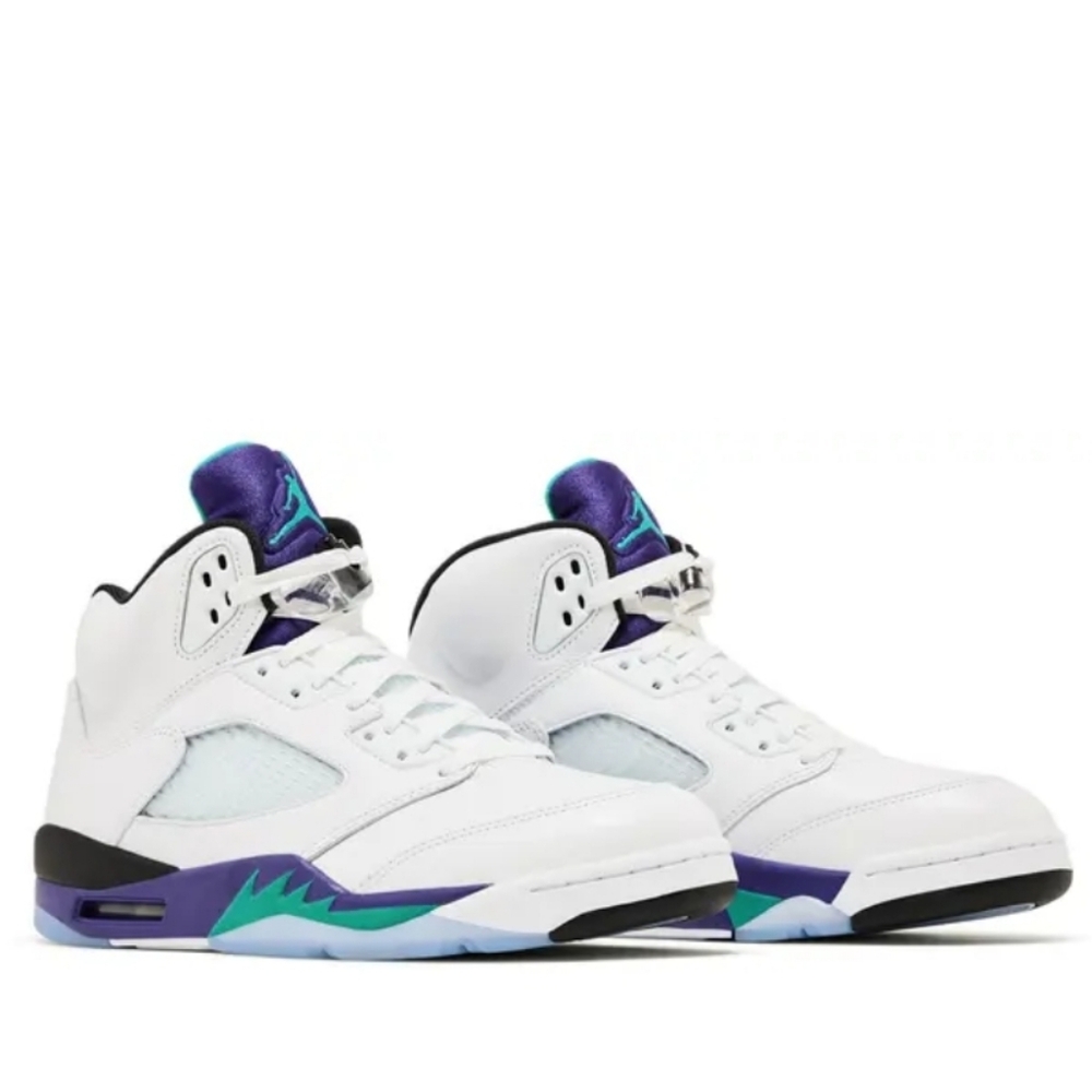 Nike Air Jordan White and Turquoise Shoes